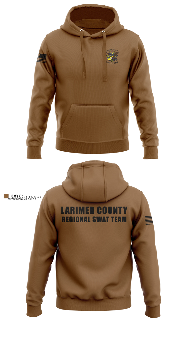 Hoodie, Larimer County Swat, Police, Teamtime, Team time, sublimation, custom sports apparel, team uniforms, spirit wear, spiritwear, sports uniforms, custom shirts, team store, custom team store, fundraiser sports, apparel fundraiser