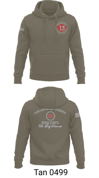 Hoodie, LA County Firehouse 164, Fire Department, Teamtime, Team time, sublimation, custom sports apparel, team uniforms, spirit wear, spiritwear, sports uniforms, custom shirts, team store, custom team store, fundraiser sports, apparel fundraiser