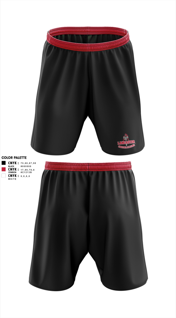 Athletic Shorts With Pockets, Lancaster Cheerleading, Cheer, Teamtime, Team time, sublimation, custom sports apparel, team uniforms, spirit wear, spiritwear, sports uniforms, custom shirts, team store, custom team store, fundraiser sports, apparel fundraiser