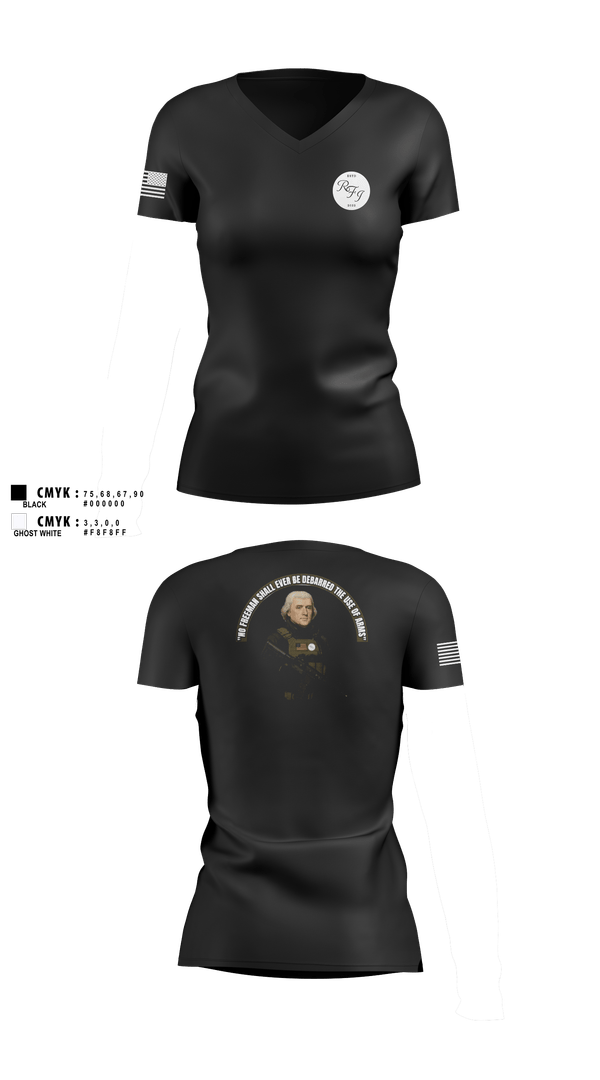 Womens Short Sleeve Vneck Shirt, R.F.I, Army, Teamtime, Team time, sublimation, custom sports apparel, team uniforms, spirit wear, spiritwear, sports uniforms, custom shirts, team store, custom team store, fundraiser sports, apparel fundraiser