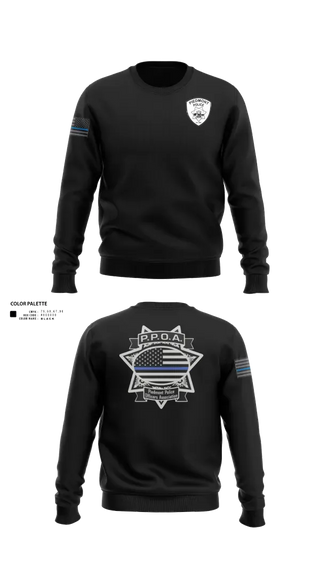 Crew Neck Sweatshirt, Piedmont Police, Police, Teamtime, Team time, sublimation, custom sports apparel, team uniforms, spirit wear, spiritwear, sports uniforms, custom shirts, team store, custom team store, fundraiser sports, apparel fundraiser