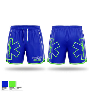 Athletic Shorts With Pockets, Metro miss lou, EMS/EMT, Teamtime, Team time, sublimation, custom sports apparel, team uniforms, spirit wear, spiritwear, sports uniforms, custom shirts, team store, custom team store, fundraiser sports, apparel fundraiser