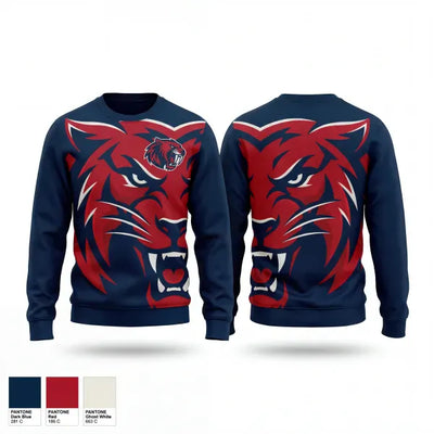 West Virginia Sabers 54265561 Crew Neck Sweatshirt - 1
