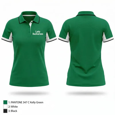 Lady Buckaroos 63909208 Short Sleeve Performance Polo - 1