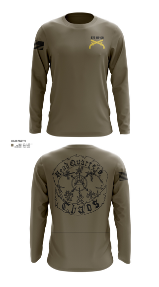 Long Sleeve Performance Shirt, 977 HQ, Army, Teamtime, Team time, sublimation, custom sports apparel, team uniforms, spirit wear, spiritwear, sports uniforms, custom shirts, team store, custom team store, fundraiser sports, apparel fundraiser