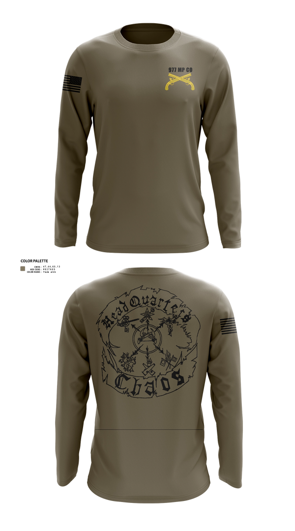 Long Sleeve Performance Shirt, 977 HQ, Army, Teamtime, Team time, sublimation, custom sports apparel, team uniforms, spirit wear, spiritwear, sports uniforms, custom shirts, team store, custom team store, fundraiser sports, apparel fundraiser