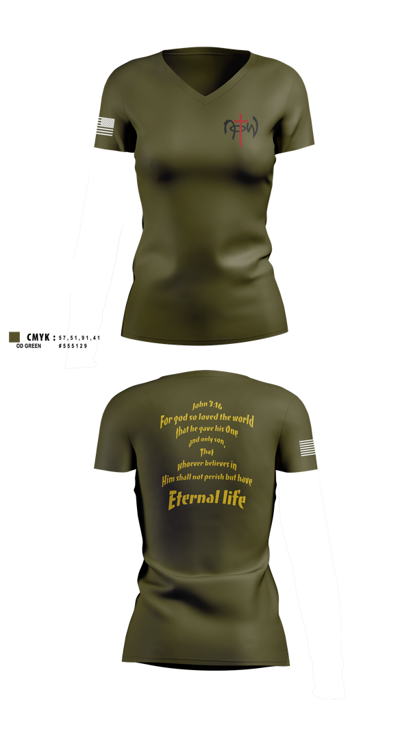 Womens Short Sleeve Vneck Shirt, 7th ESB, , Teamtime, Team time, sublimation, custom sports apparel, team uniforms, spirit wear, spiritwear, sports uniforms, custom shirts, team store, custom team store, fundraiser sports, apparel fundraiser