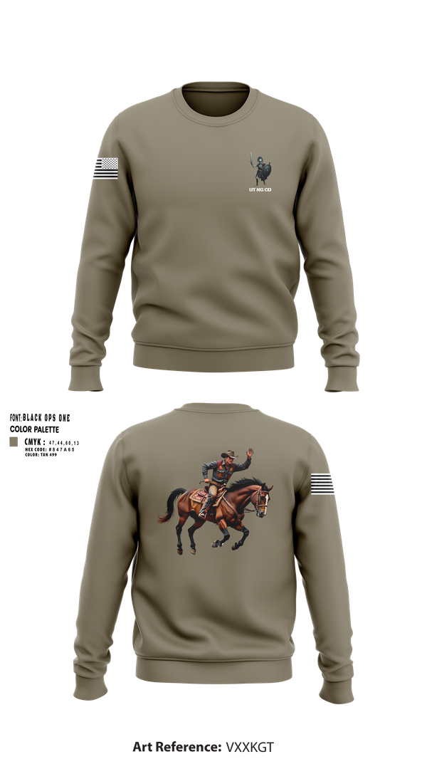 Crew Neck Sweatshirt, , Army, Teamtime, Team time, sublimation, custom sports apparel, team uniforms, spirit wear, spiritwear, sports uniforms, custom shirts, team store, custom team store, fundraiser sports, apparel fundraiser