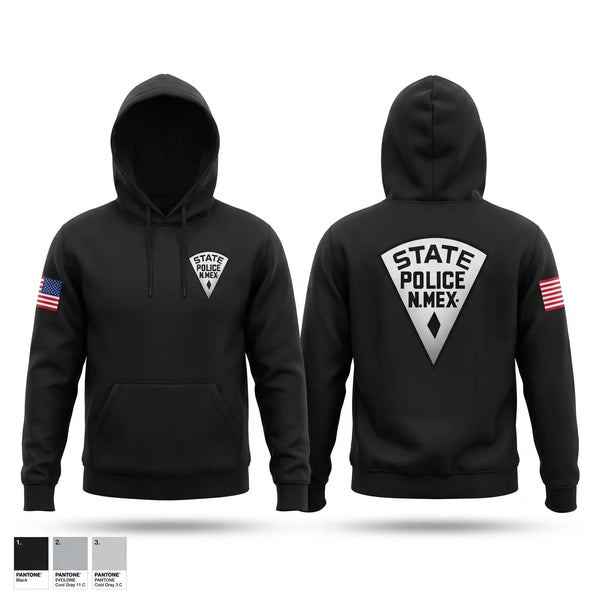 Hoodie, New Mexico State Police, Police, Teamtime, Team time, sublimation, custom sports apparel, team uniforms, spirit wear, spiritwear, sports uniforms, custom shirts, team store, custom team store, fundraiser sports, apparel fundraiser