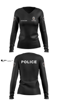 EVSC PD 77652522 Women's Long Sleeve V-neck Shirt - 3