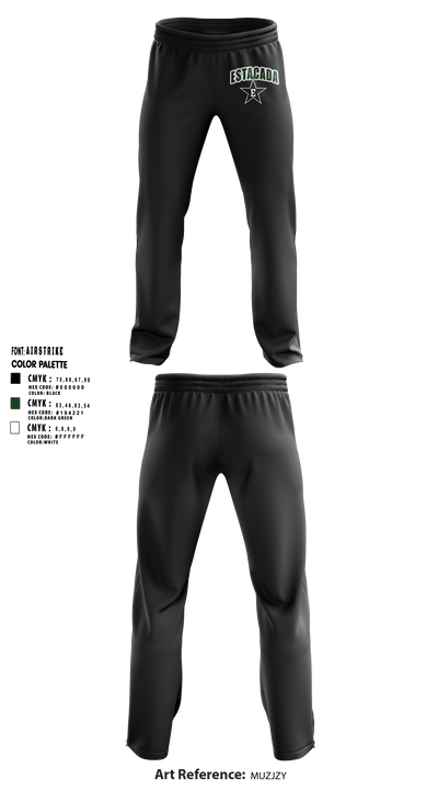 Estacada High School Wrestling Sweatpants - 4