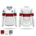 Plymouth Volunteer Ambulance Corps 29389471 Women's Long Sleeve V-neck Shirt - 1