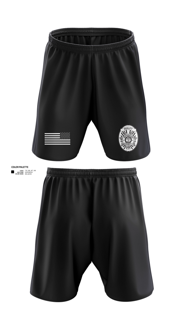 Athletic Shorts With Pockets, Jefferson County Sheriff's Office K-9 Unit, Police, Teamtime, Team time, sublimation, custom sports apparel, team uniforms, spirit wear, spiritwear, sports uniforms, custom shirts, team store, custom team store, fundraiser sports, apparel fundraiser