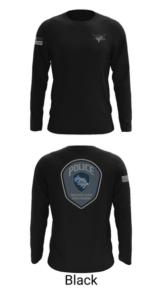 Long Sleeve Performance Shirt, BDPD ERT, Police, Teamtime, Team time, sublimation, custom sports apparel, team uniforms, spirit wear, spiritwear, sports uniforms, custom shirts, team store, custom team store, fundraiser sports, apparel fundraiser