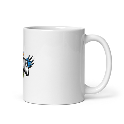 Simcoe Tennis Skyhawks White Glossy Mug - Medium