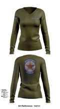 Sokol Platoon 58699677 Women's Long Sleeve V-neck Shirt - 102