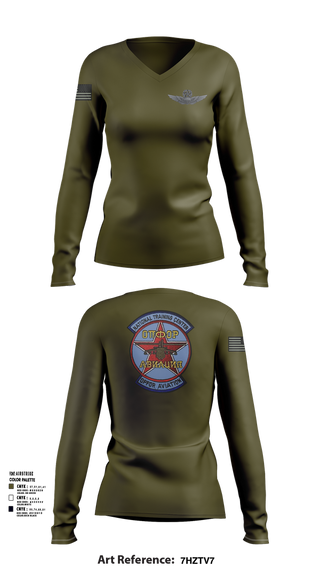 Womens Long Sleeve Vneck Shirt, Sokol Platoon, , Teamtime, Team time, sublimation, custom sports apparel, team uniforms, spirit wear, spiritwear, sports uniforms, custom shirts, team store, custom team store, fundraiser sports, apparel fundraiser