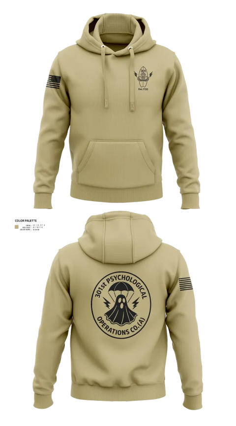Hoodie, 301, Army, Teamtime, Team time, sublimation, custom sports apparel, team uniforms, spirit wear, spiritwear, sports uniforms, custom shirts, team store, custom team store, fundraiser sports, apparel fundraiser