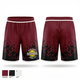 Athletic Shorts With Pockets, Hutch Tech Softball, Softball, Teamtime, Team time, sublimation, custom sports apparel, team uniforms, spirit wear, spiritwear, sports uniforms, custom shirts, team store, custom team store, fundraiser sports, apparel fundraiser