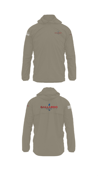 Windbreaker, Gallardo Floor’s, Army, Teamtime, Team time, sublimation, custom sports apparel, team uniforms, spirit wear, spiritwear, sports uniforms, custom shirts, team store, custom team store, fundraiser sports, apparel fundraiser