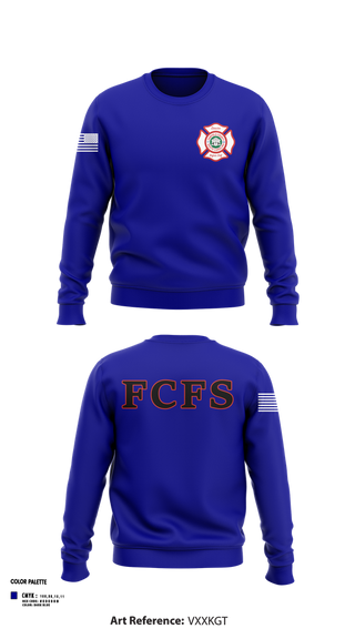 Crew Neck Sweatshirt, Fairfield County Fire Service, , Teamtime, Team time, sublimation, custom sports apparel, team uniforms, spirit wear, spiritwear, sports uniforms, custom shirts, team store, custom team store, fundraiser sports, apparel fundraiser