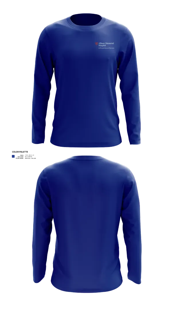 Long Sleeve Performance Shirt, Albany Memorial Hospital, , Teamtime, Team time, sublimation, custom sports apparel, team uniforms, spirit wear, spiritwear, sports uniforms, custom shirts, team store, custom team store, fundraiser sports, apparel fundraiser