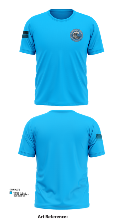 Blue Tide Battalion 71276449 Short Sleeve Performance Shirt - 102