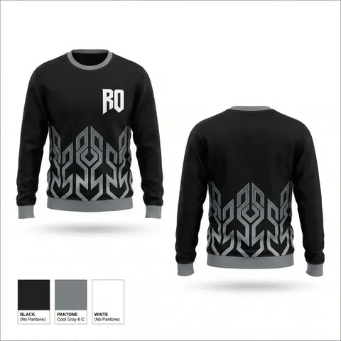 Crew Neck Sweatshirt, R&OR&O, Air Force, Teamtime, Team time, sublimation, custom sports apparel, team uniforms, spirit wear, spiritwear, sports uniforms, custom shirts, team store, custom team store, fundraiser sports, apparel fundraiser