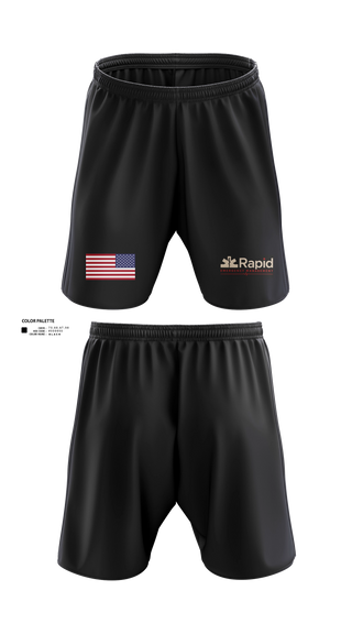 Athletic Shorts With Pockets, Rapid Emergency Management, EMS/EMT, Teamtime, Team time, sublimation, custom sports apparel, team uniforms, spirit wear, spiritwear, sports uniforms, custom shirts, team store, custom team store, fundraiser sports, apparel fundraiser