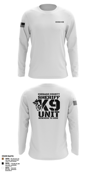 Long Sleeve Performance Shirt, Chisago County K9 Unit, , Teamtime, Team time, sublimation, custom sports apparel, team uniforms, spirit wear, spiritwear, sports uniforms, custom shirts, team store, custom team store, fundraiser sports, apparel fundraiser