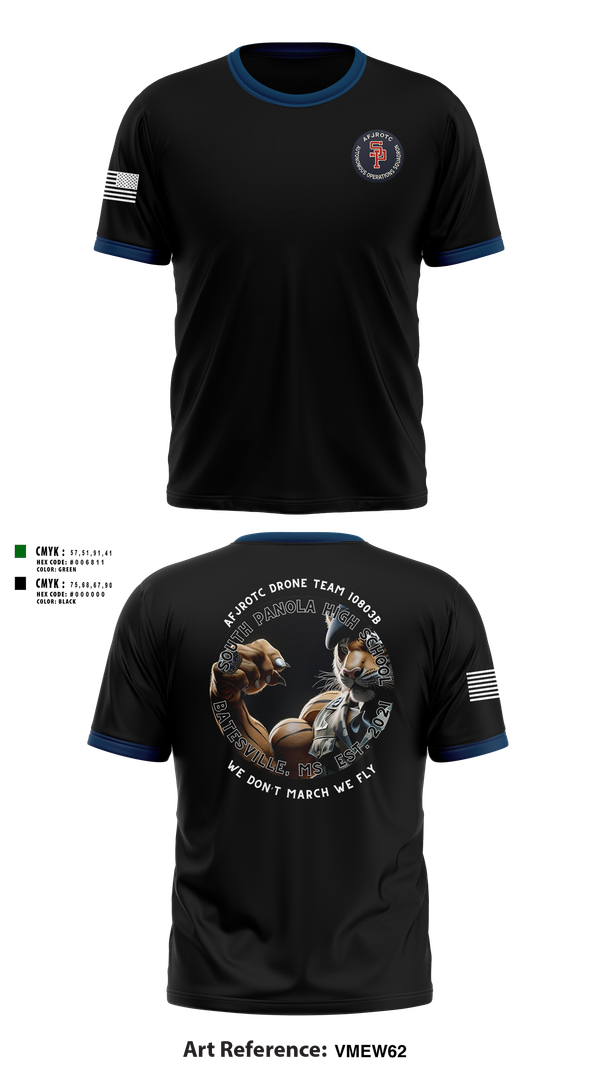 Short Sleeve Performance Shirt, AFJROTC MS-081 DRONE TEAM, , Teamtime, Team time, sublimation, custom sports apparel, team uniforms, spirit wear, spiritwear, sports uniforms, custom shirts, team store, custom team store, fundraiser sports, apparel fundraiser