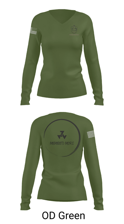 Retired 74998904 Women's Long Sleeve V-neck Shirt - 57