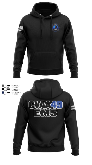Hoodie, Coudersport Ems, EMS/EMT, Teamtime, Team time, sublimation, custom sports apparel, team uniforms, spirit wear, spiritwear, sports uniforms, custom shirts, team store, custom team store, fundraiser sports, apparel fundraiser