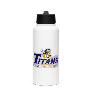 Titans Stainless Steel Water Bottle with a Straw Lid