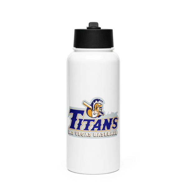 Titans Stainless Steel Water Bottle with a Straw Lid