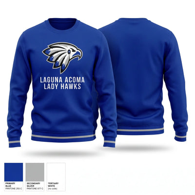 Laguna-Acoma Senior High School Basketball 15148897 Crew Neck Sweatshirt - 2
