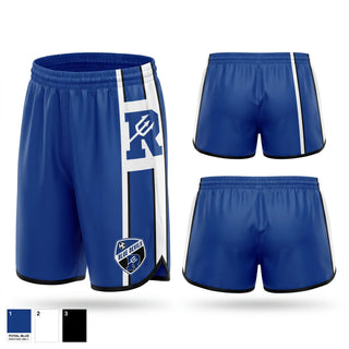 Womens Shorts, Reading Blue Devils, Men's Soccer, Teamtime, Team time, sublimation, custom sports apparel, team uniforms, spirit wear, spiritwear, sports uniforms, custom shirts, team store, custom team store, fundraiser sports, apparel fundraiser
