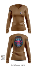 USS Bougainville CPO 89131174 Women's Long Sleeve V-neck Shirt - 101