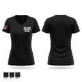 Fall River Sheriffs Office 76859098 Women's Short Sleeve V-neck Shirt - 1