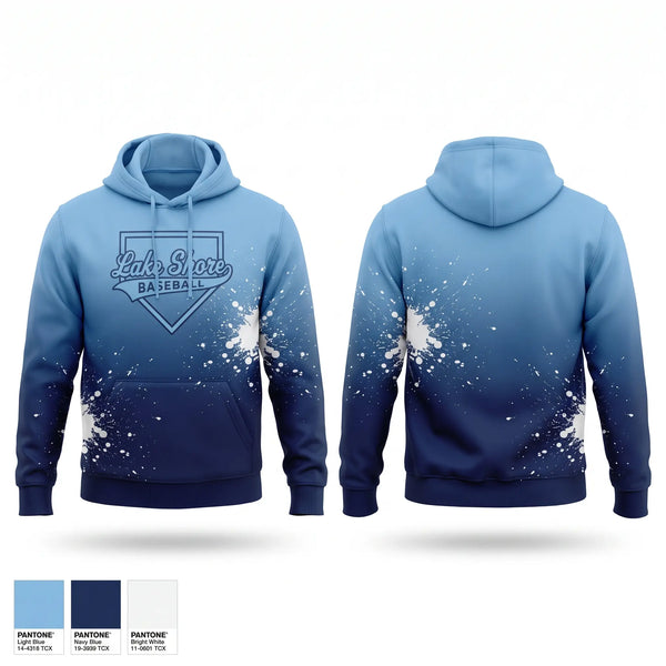 Hoodie, Lake Shore Graysox, Baseball, Teamtime, Team time, sublimation, custom sports apparel, team uniforms, spirit wear, spiritwear, sports uniforms, custom shirts, team store, custom team store, fundraiser sports, apparel fundraiser