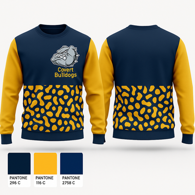Covert Bulldogs 6001888 Crew Neck Sweatshirt - 1