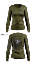 Guadalupe County SWAT 67708062 Women's Long Sleeve V-neck Shirt - 5