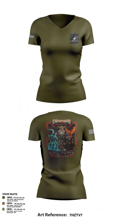 Macs-1 16325629 Women's Short Sleeve V-neck Shirt - 1