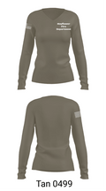Mayflower Fire Department 82717102 Women's Long Sleeve V-neck Shirt - 11
