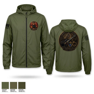 Windbreaker, D Company 2/278 MBCT, National Guard, Teamtime, Team time, sublimation, custom sports apparel, team uniforms, spirit wear, spiritwear, sports uniforms, custom shirts, team store, custom team store, fundraiser sports, apparel fundraiser