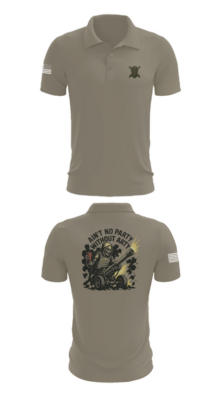 Short Sleeve Performance Polo, 2/11 Hotel battery, Marines, Teamtime, Team time, sublimation, custom sports apparel, team uniforms, spirit wear, spiritwear, sports uniforms, custom shirts, team store, custom team store, fundraiser sports, apparel fundraiser
