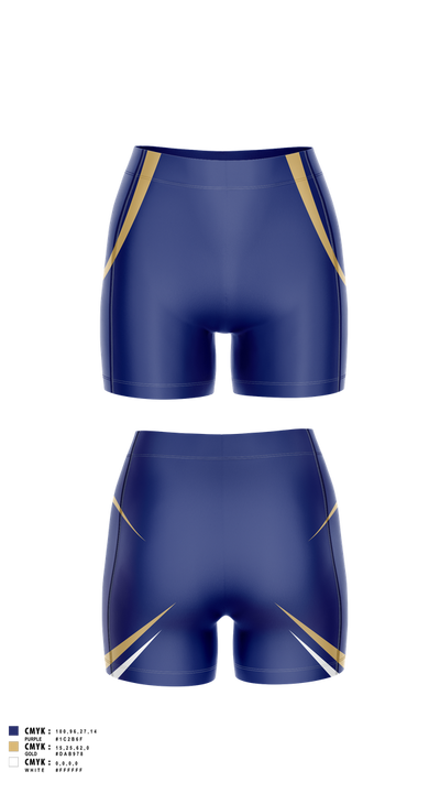 New Orleans Metro Stars Track Club 74828309 Women's Compression Shorts - 1