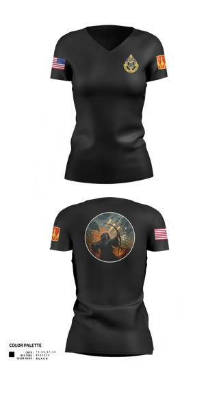 Womens Short Sleeve Vneck Shirt, HHB, 31st ADA BDE, , Teamtime, Team time, sublimation, custom sports apparel, team uniforms, spirit wear, spiritwear, sports uniforms, custom shirts, team store, custom team store, fundraiser sports, apparel fundraiser