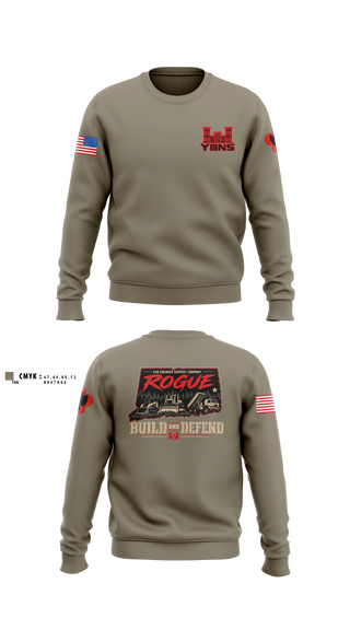Crew Neck Sweatshirt, 248th Engineer Company, National Guard, Teamtime, Team time, sublimation, custom sports apparel, team uniforms, spirit wear, spiritwear, sports uniforms, custom shirts, team store, custom team store, fundraiser sports, apparel fundraiser