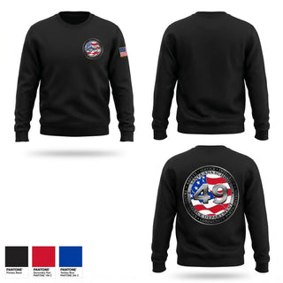 Crew Neck Sweatshirt, SASPD, Police, Teamtime, Team time, sublimation, custom sports apparel, team uniforms, spirit wear, spiritwear, sports uniforms, custom shirts, team store, custom team store, fundraiser sports, apparel fundraiser